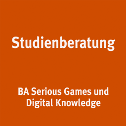 Studienberatung BA Serious Games & Digital Knowledge - Prof. Daniel Heßler