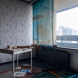Ausblick aus dem verlassenen Hochhaus Kielstraße 26
