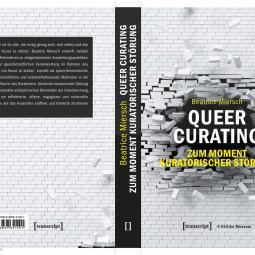 Buchcover für Queer Curatinng