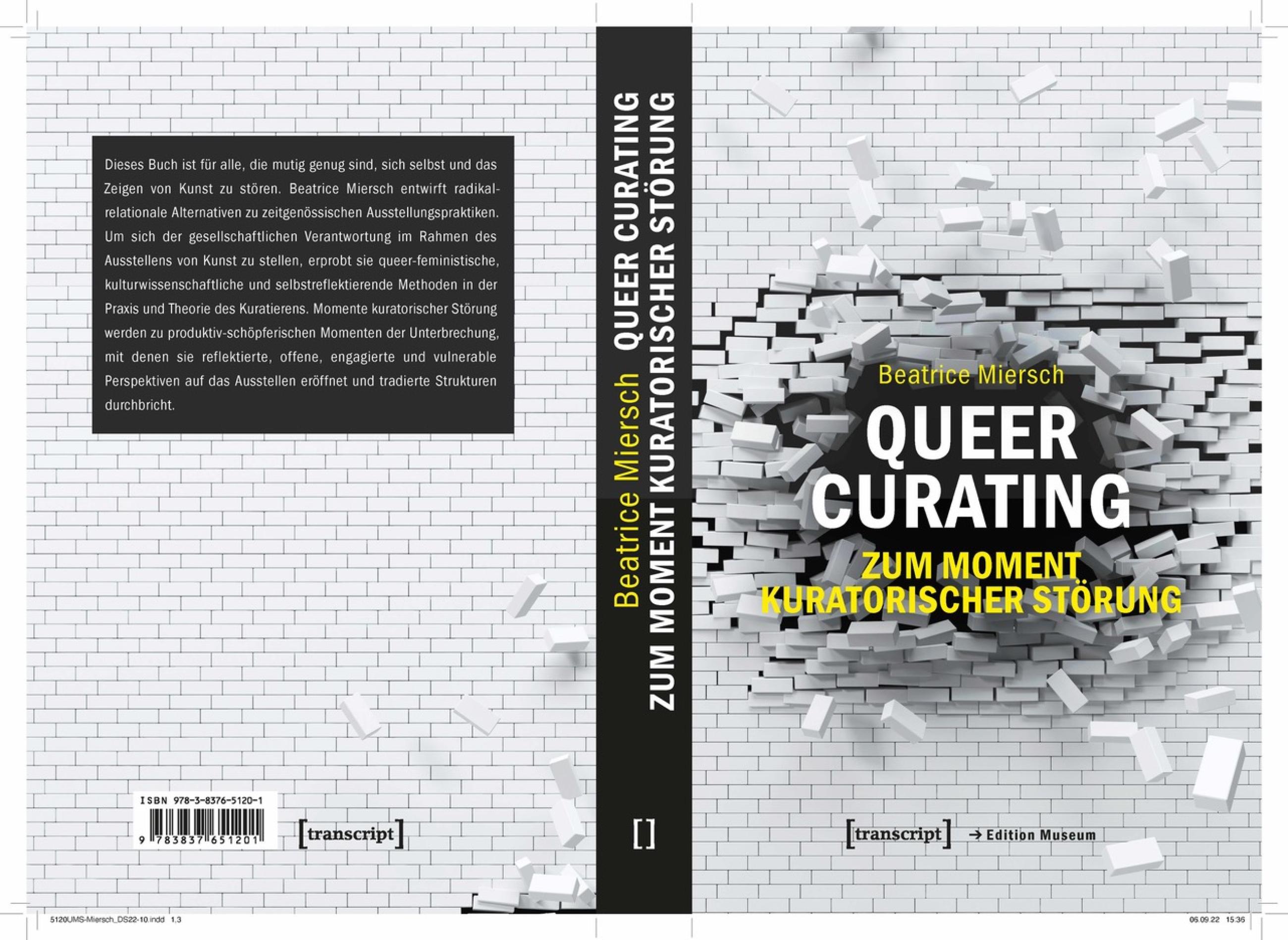 Buchcover für Queer Curatinng